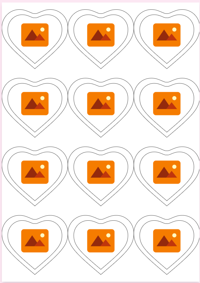 Free Heart Shape Button & Badge Template Maker — Custom Design Online — preview